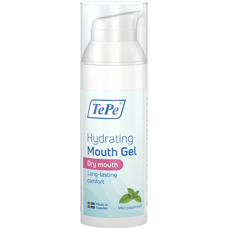 TePe Hydrating Mouth Gel Dry Mouth Mild Peppermint 50 ml Apotek Hjärtat