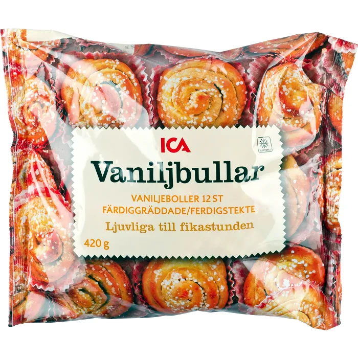 Vaniljbullar Fryst G Ica Handla Mat Online Fr N Din Lokala Ica Butik