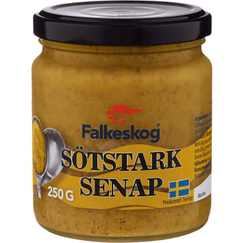 Senap Sötstark 250g Falkeskog Handla mat online från din lokala ICA butik