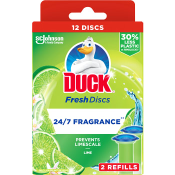 Fresh Disc Lime Refill 12 p Duck Handla mat online från din lokala