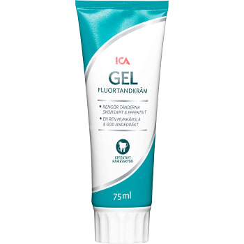 Tandkräm Gel 75ml ICA Handla mat online från din lokala ICA butik