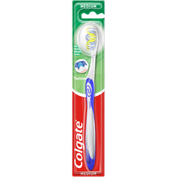 Tandborste Twister Medium P Colgate Handla Mat Online Fr N Din