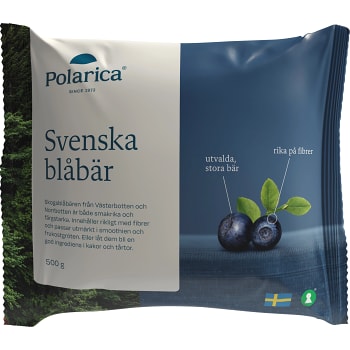 Blåbär Fryst 500g Polarica Handla mat online från din lokala ICA butik