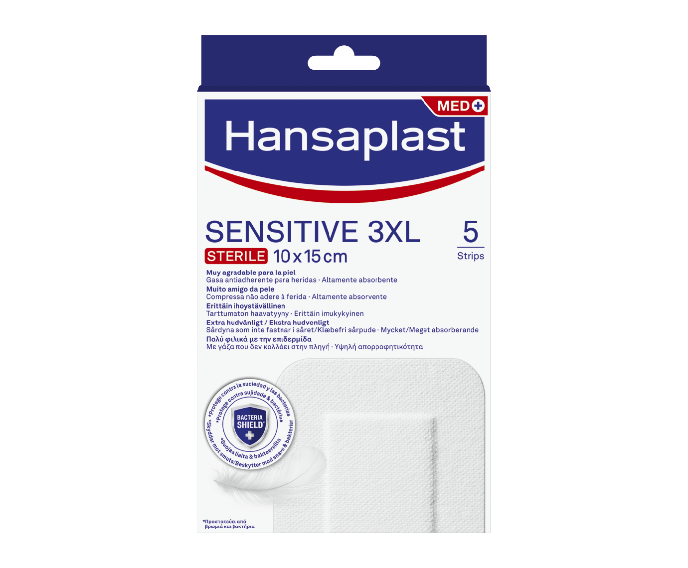 Hansaplast Sensitive 3XL 5 st Apotek Hjärtat