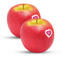 Illustration av Äpplen Pink Lady