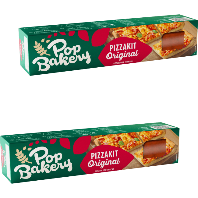 Illustration av Pizzakit, pizzadeg