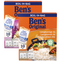 Illustration av Ris Boil-in-bag