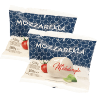 Illustration av Mozzarella Michelangelo Wernessons ost