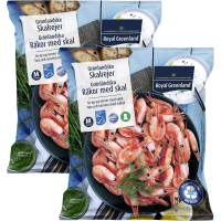 Illustration av Frysta räkor med skal 90/120