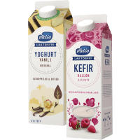 Illustration av Laktosfri Vanilj-, fruktyoghurt