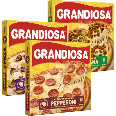 Fryst pizza