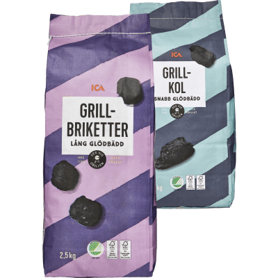 Grillkol/briketter