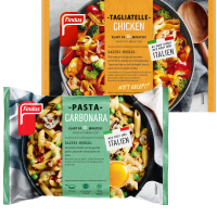 Illustration av Fryst pastarätt