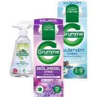 Illustration av Flytande tvättmedel, sköljmedel, fläckborttagning