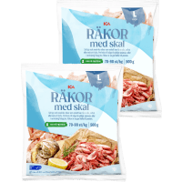 Illustration av Räkor med skal