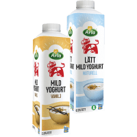 Illustration av Mild yoghurt