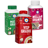 Illustration av Visp-, mat-, mellan-, kaffegrädde