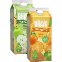 Illustration av Bravo fruktdryck