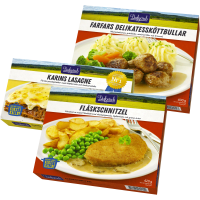 Illustration av Enportionsrätter