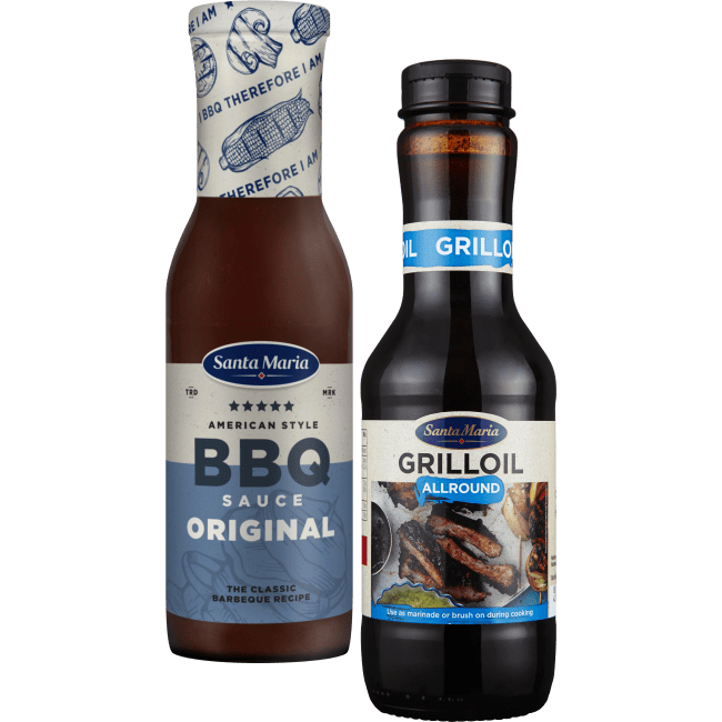 Illustration av Grillolja, BBQ-Sås