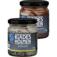 Illustration av Sill i glas