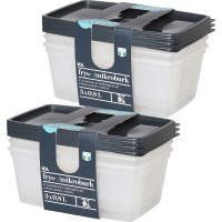 Illustration av Frys/microburkar 2-pack