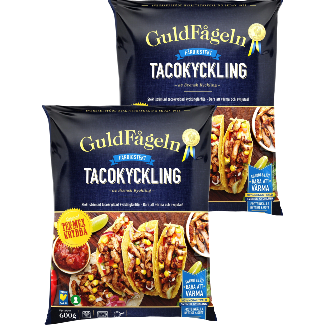 Illustration av Fryst kryddad kyckling