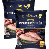 Illustration av Fryst kycklingbröstfilé