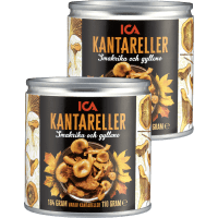 Illustration av Kantareller på burk