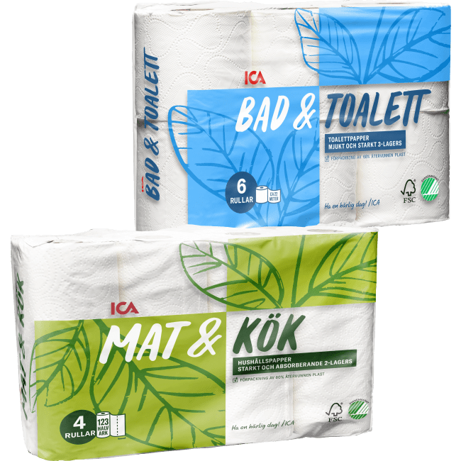 Illustration av Toalett-, hushållspapper