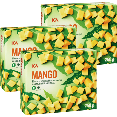 Fryst mango
