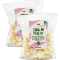 Illustration av Sommarpotatis i påse