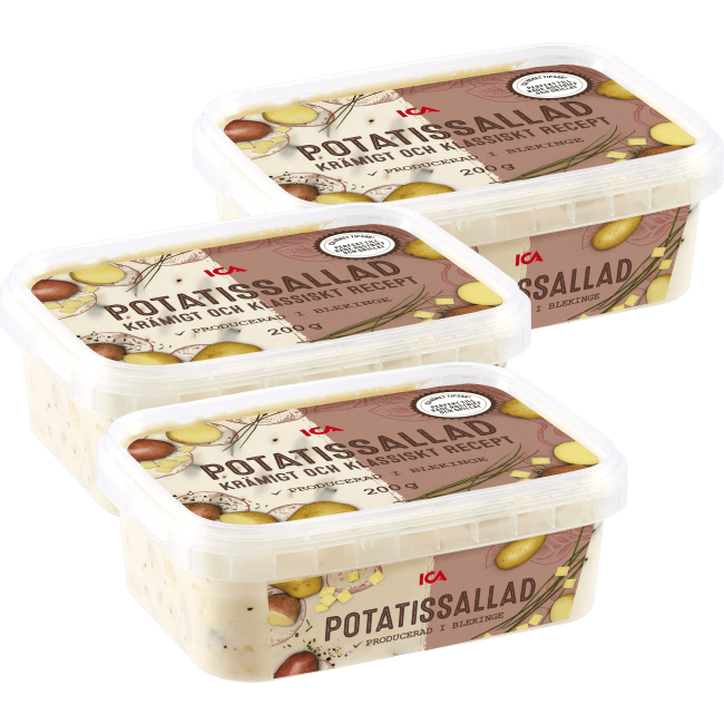 Illustration av Potatissallad