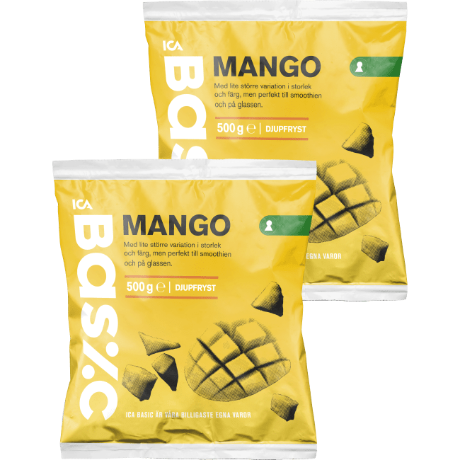 Illustration av Fryst mango