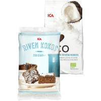 Illustration av Riven kokos