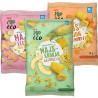 Illustration av Majskrokar barnsnacks