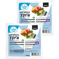 Illustration av Tofu naturell