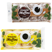 Illustration av Krämfyllda muffins