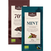 Illustration av Chokladkaka Mint Mörk Choklad 55%