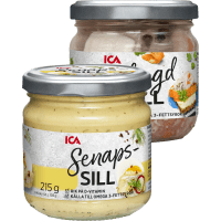 Illustration av Sill i glas