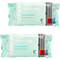 Illustration av Baby tvättservetter