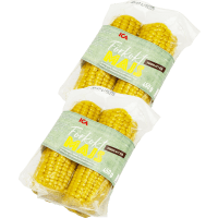 Illustration av Förkokta majskolvar 2-pack