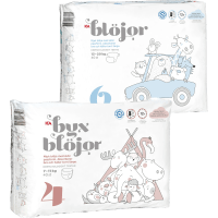 Illustration av Köp två paket blöjor, få ett paket tvättservetter på köpet