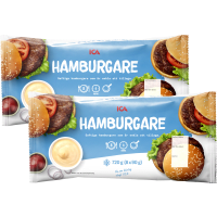 Illustration av Fryst hamburgare