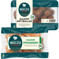 Illustration av Kalkonprinskorv, Kalkonköttbullar