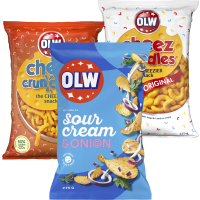 Illustration av Chips, Ostbågar