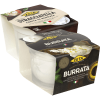 Illustration av Burrata, Stracciatella