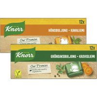 Illustration av Buljong 12pack Knorr