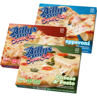 Illustration av Pan pizza Super size