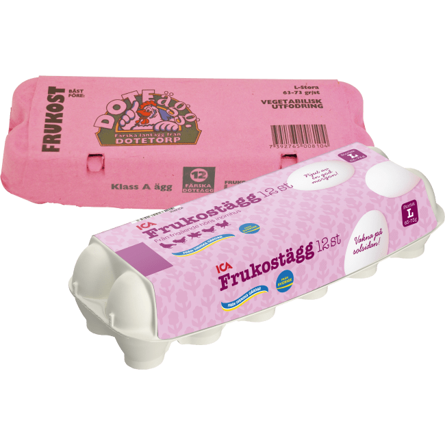 Illustration av Frukostägg 12-pack